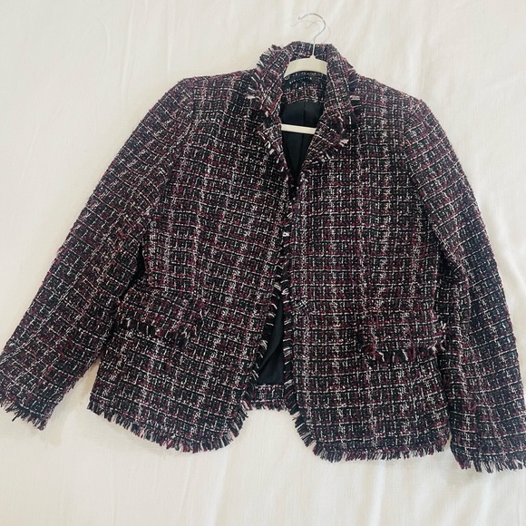 Gibson Look multi colored tweed blazer. Size M - Picture 1 of 3